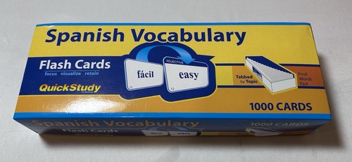 Quick study spanish vocabulary - study,