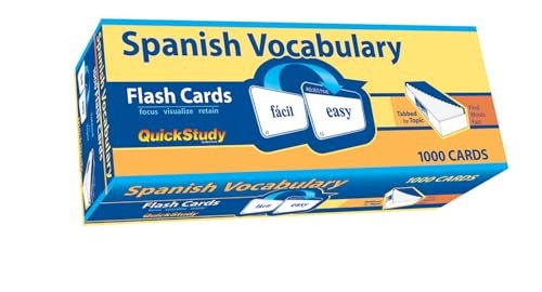 Spanish vocabulary flash cards - vocabulary,