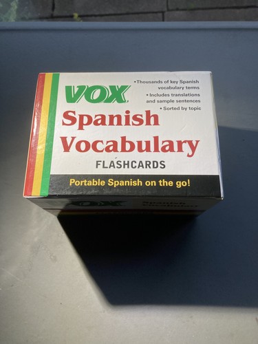Vox spanish vocabulary - vocabulary, flash