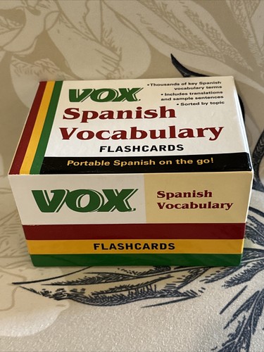 Vox spanish vocabulary - vox,