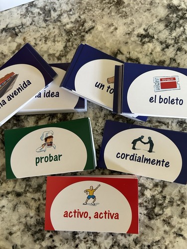 Spanish vocabulary flashcards - spanish,