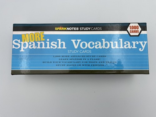 000 sparknotes study cards - study,