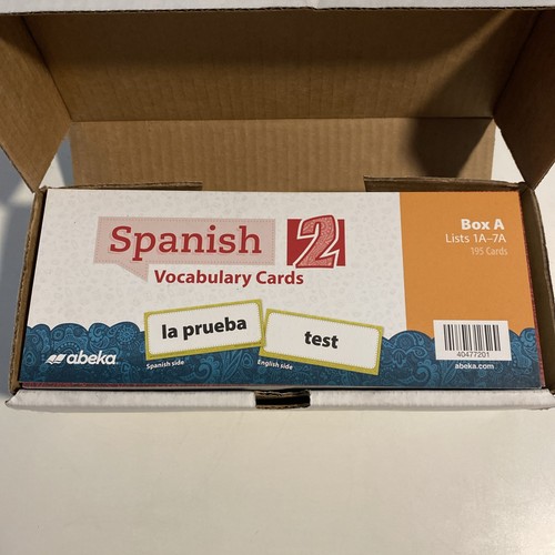 Abeka spanish vocabulary - abeka,