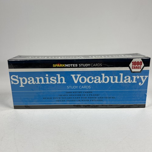 Spanish vocabulary sparknotes - spanish,