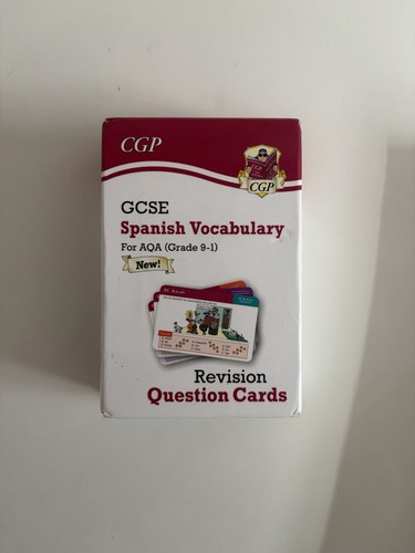 Cgp gcse spanish vocabulary - gcse,