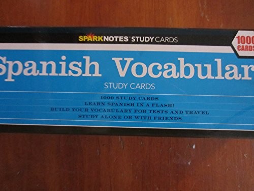 Spanish vocabulary sparknotes - spanish,