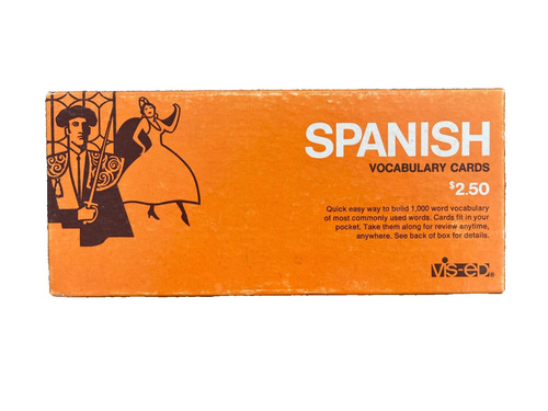 Spanish vocabulary cards - spanish,
