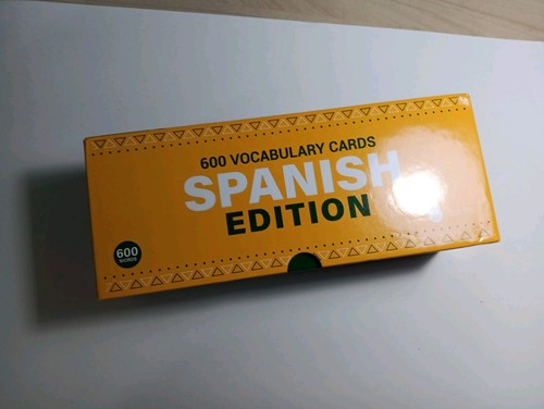 600 vocabulary cards - cards, spanish